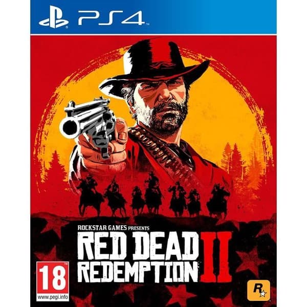 Red Dead Redemption 2 PS4-spel + 1 gratis Skull-klistermärke