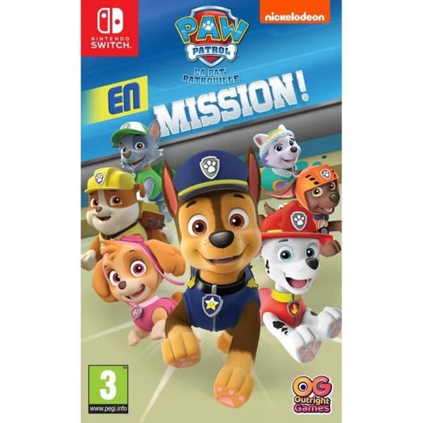 Paw Patrol på ett uppdragsbytespel