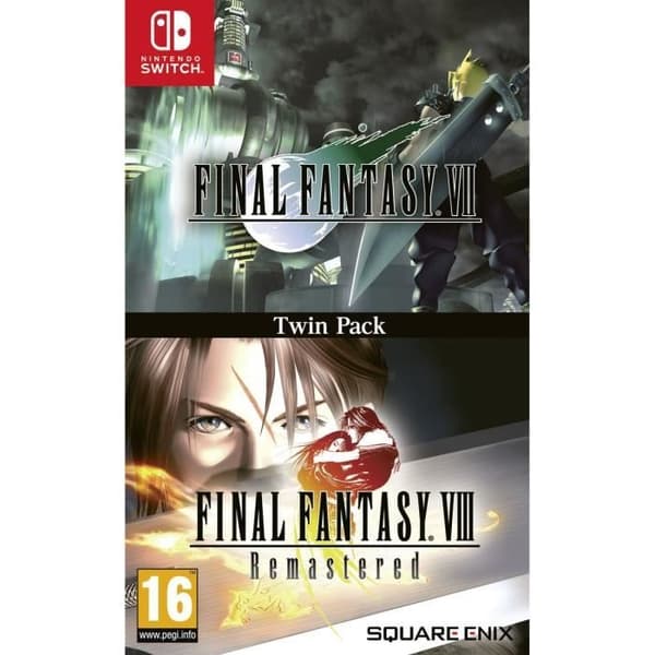 FINAL FANTASY VII och FINAL FANTASY VIII Remastered Spel Switch