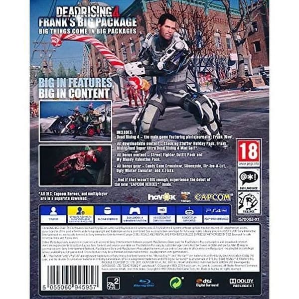 TV-spel - Capcom - Dead Rising 4 - Special Edition - PS4 - Capcom Heroes-läge