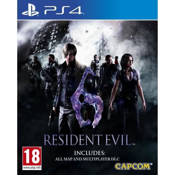 TV-spel - Capcom - Resident Evil 6 Remastered - PS4 - 1-2 spelare - Action