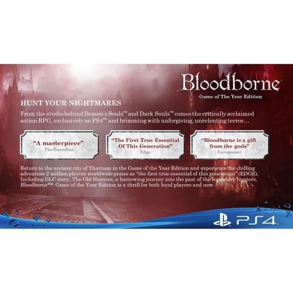 Årets blodburna spel (PS4) Engelsk import