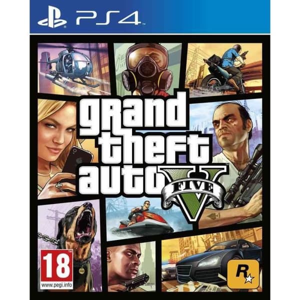 TV-spel - Rockstar Games - GTA V - Actionäventyr - 1 till 30 spelare - PS4