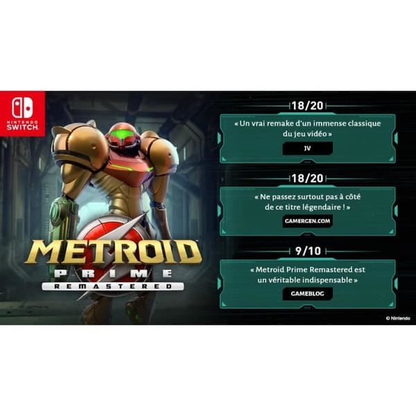 Metroid Prime Remastered • Nintendo Switch-spel