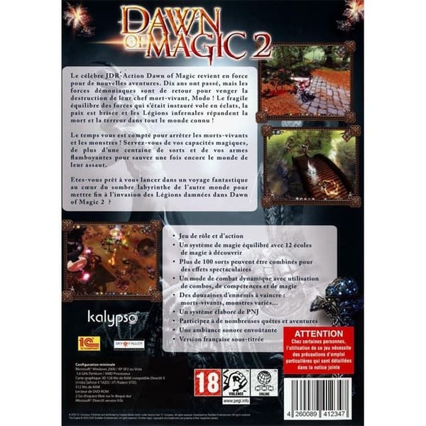 DAWN OF MAGIC 2 / PC-SPEL DVD-ROM
