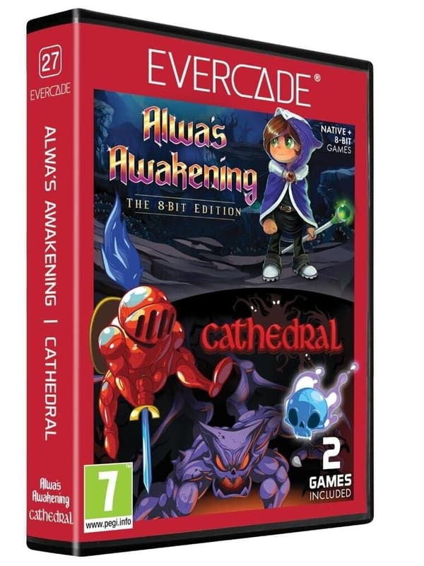 Blaze Evercade Alwas Awakening & Cathedral Dual Cartridge - Evercade (brugt)