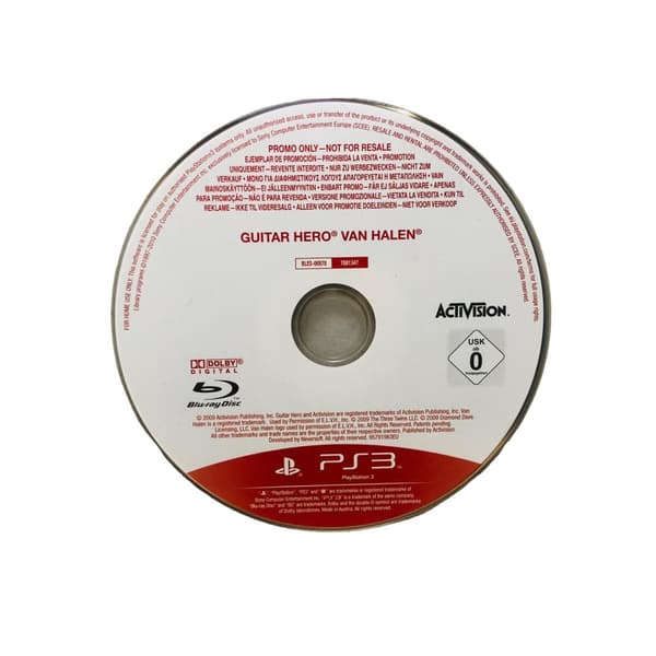 Guitar Hero Van Halen (EUR /Promo  PS3)