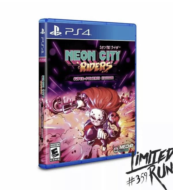 Neon City Riders - Super-Powered Edition (Limited Run #359) - Playstation 4 (kÃ¤ytetty)