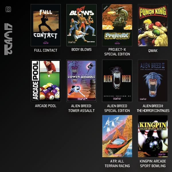 Evercade Team 17 Amiga Collection 1