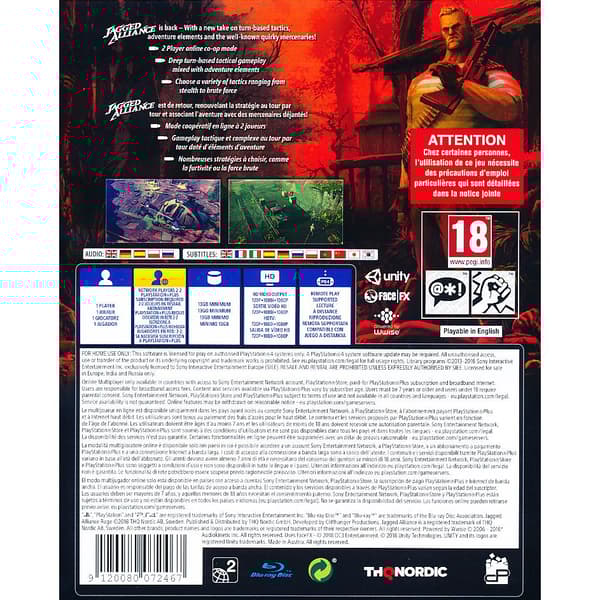 Jagged Alliance Rage Playstation 4 PS4