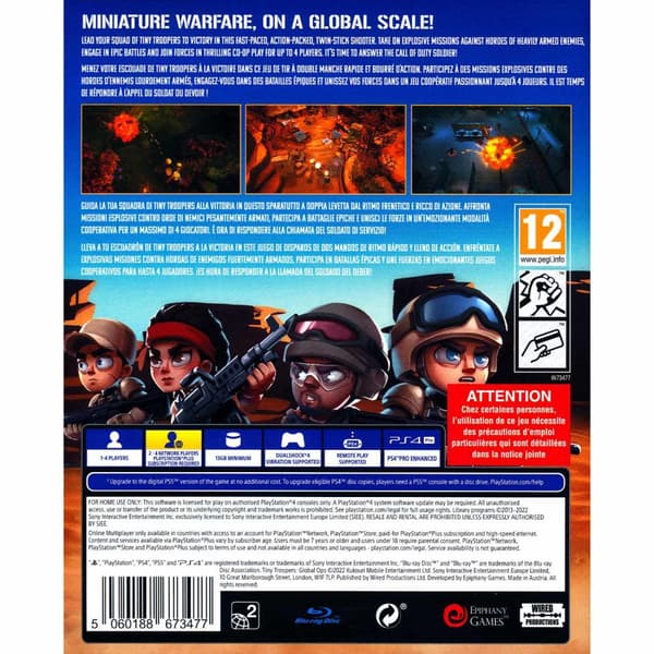 Tiny Troopers Global Ops Playstation 4 PS4