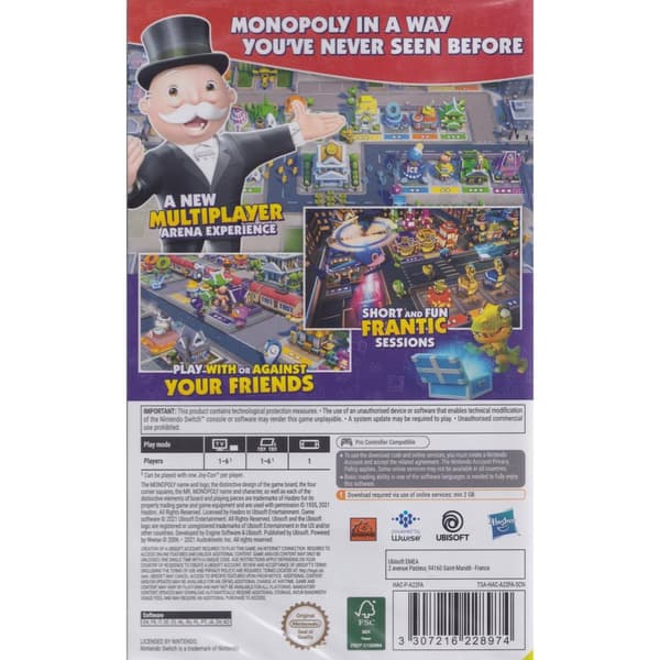 Monopoly Madness Nintendo Switch (Code in a box)