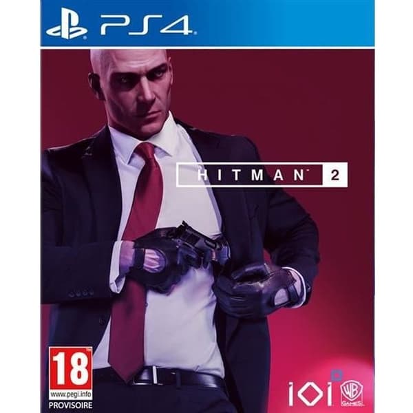 Hitman 2 PS4-spel + 1 silikonfodral + 2 led-skal