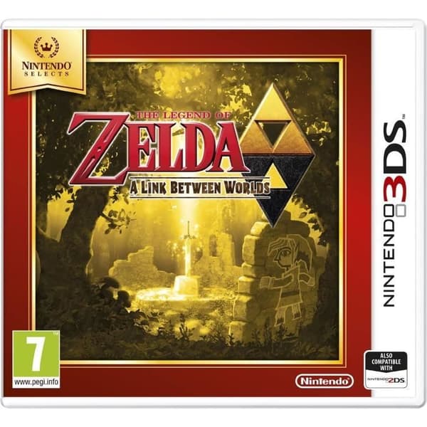 TV-spel - Nintendo - The Legend of Zelda A Link Between Worlds - Edition Selects - 3DS-plattform
