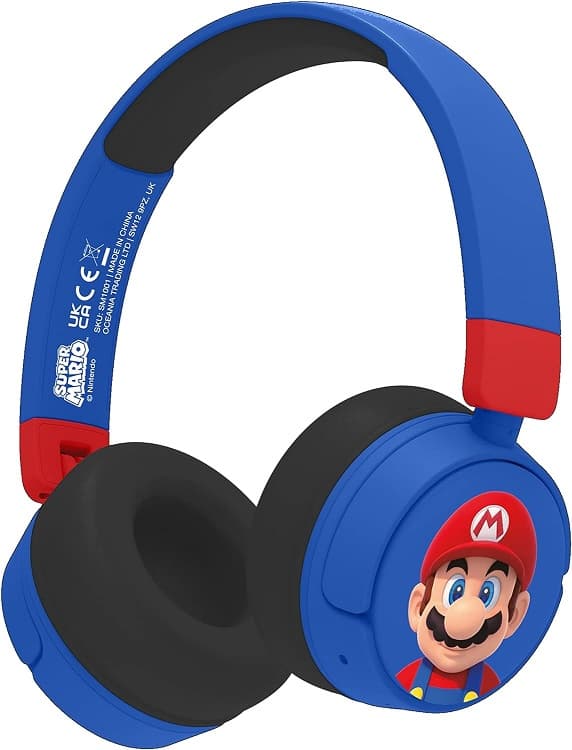OTL Bluetooth Wireless Junior Super Mario Headphones (Mario Face)  (headphones)