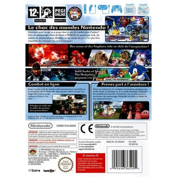 SUPER SMASH BROS BRAWL / NINTENDO Wii-KONSOLSPEL