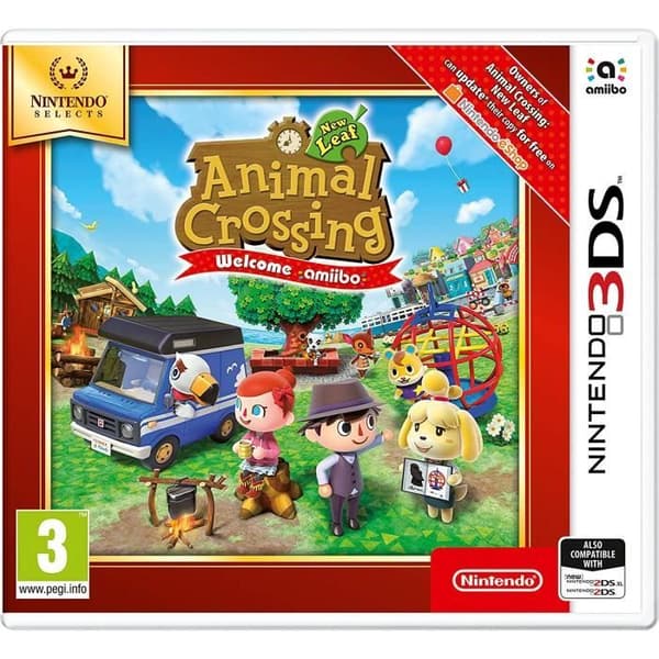 TV-spel - Nintendo - Animal Crossing New Leaf: Welcome amiibo - 3DS - Simulering - Edition Selects- REFURBISHED