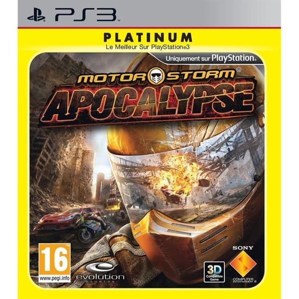 MOTORSTORM APOCALYPSE 3D PLATINUM/ PS3 konsolspel- USED