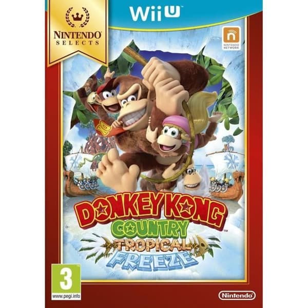 Donkey Kong Country Tropical Freeze Select Wii-spel- USED