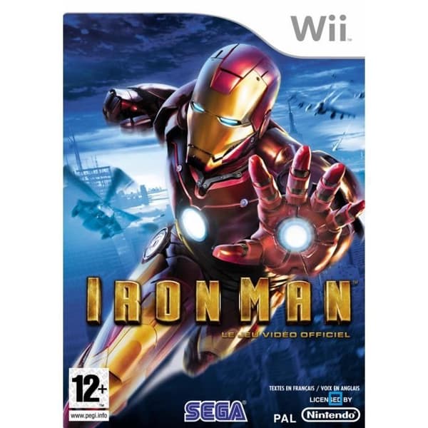 IRON MAN / Wii-KONSOLSPEL- USED