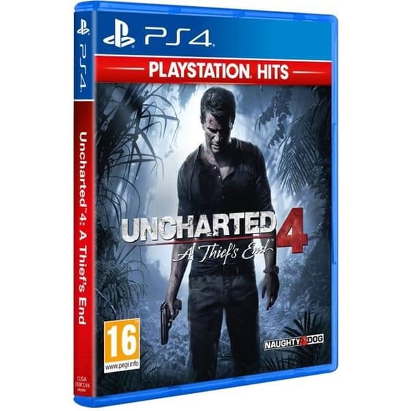 Uncharted 4: A Thief's End PlayStation Hits PS4-spel- USED