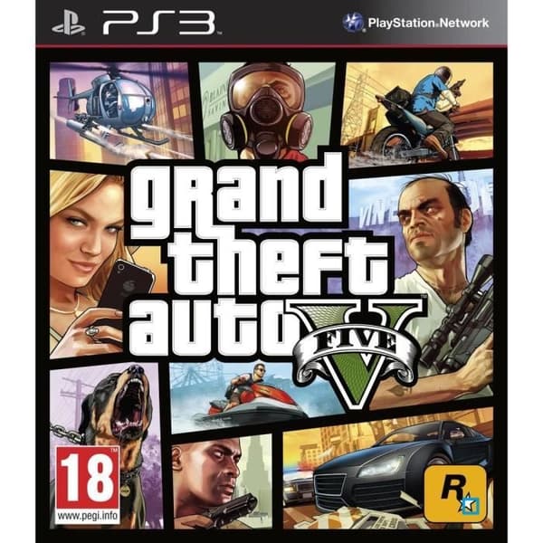 GTA V PS3-spel- USED