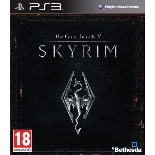 SKYRIM THE ELDER SCROLLS V / PS3-konsolspel- USED