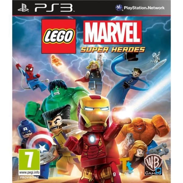 Lego Marvel Super Heroes PS3-spel- USED