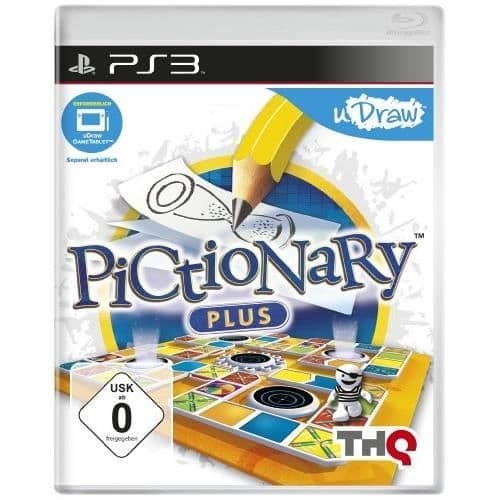 Sällskapsspel - PICTIONARY PLUS - PS3 - Tysk import - Avslappnad - I låda- USED