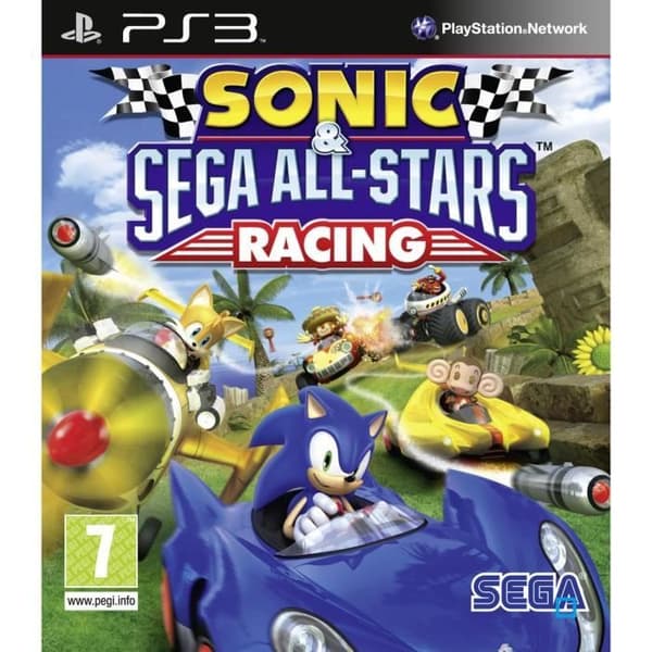 Sonic &amp; Sega All-Stars / PS3-konsolspel- USED