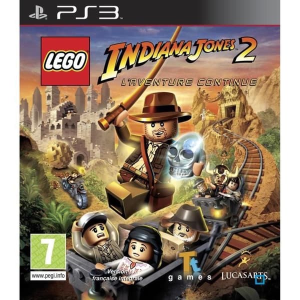 LEGO Indiana Jone 2: The Adventure Continues PS3-spel- REFURBISHED