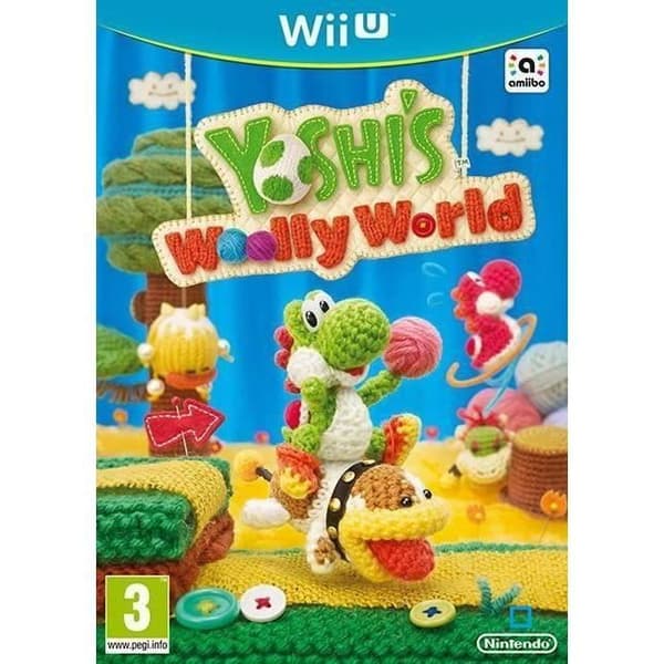 Videospel - Nintendo - Yoshi's Woolly World - Action - Plattform - 1-2 spelare- USED