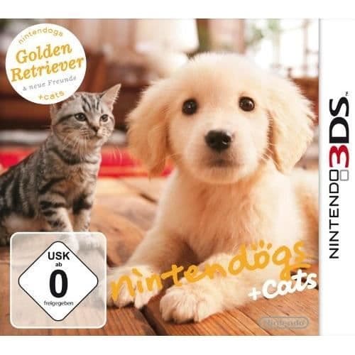 NINTENDOGS + CATS GOLDEN RETRIEVER &amp; DESS NYA...- REFURBISHED