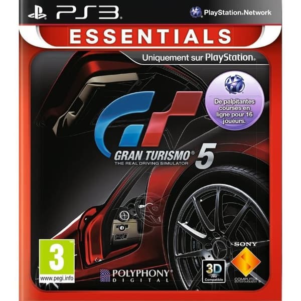 PS3-SPEL ESSENT.GRAN TURISMO 5- REFURBISHED