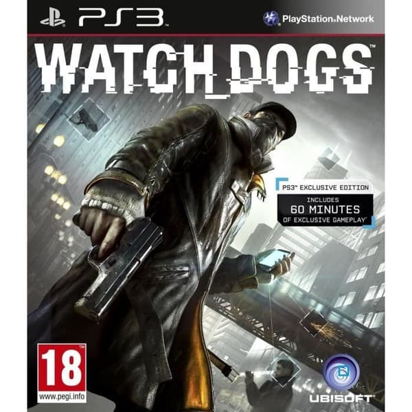 Watch Dogs PS3-spel- USED