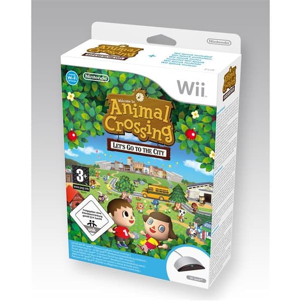 ANIMAL CROSSING Wii + MICRO Wii SPEAK- REFURBISHED