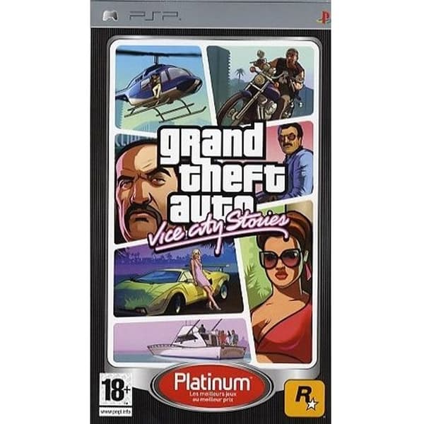 GTA VICE CITY STORIES PLATINUM / PSP KONSOLSPEL- REFURBISHED