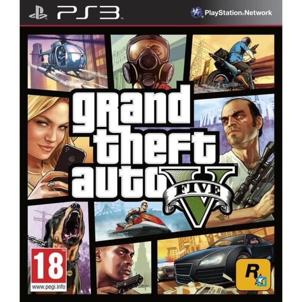 GTA 5 / PS3 konsolspel- USED