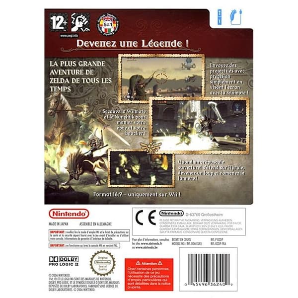 LEGENDEN OM ZELDA: TWILIGHT PRINCESS / Wii-SPEL- REFURBISHED