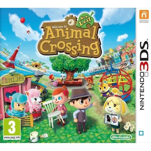 Simulering - Nintendo - Animal Crossing: New Leaf - 3DS - Boxad - tysk import- REFURBISHED