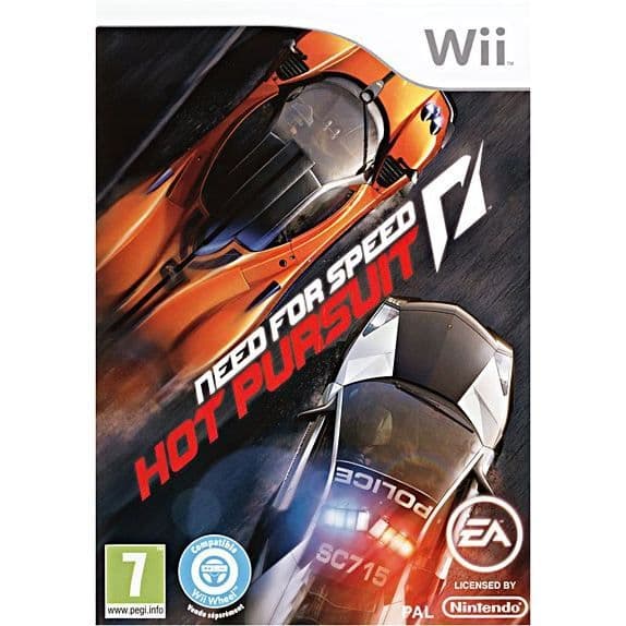 NEED FOR SPEED HOT PURSUIT / Wii-konsolspel- USED