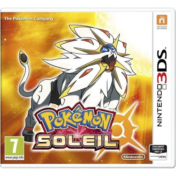 TV-spel - Pokémon - Pokemon Sun - Äventyr - 3DS - Standard Edition- USED
