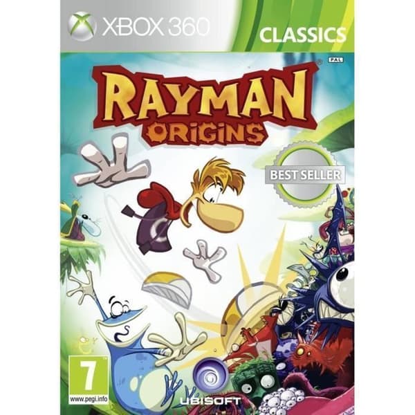 RAYMAN ORIGINS CLASSICS 2 / XBOX 360 konsolspel- REFURBISHED