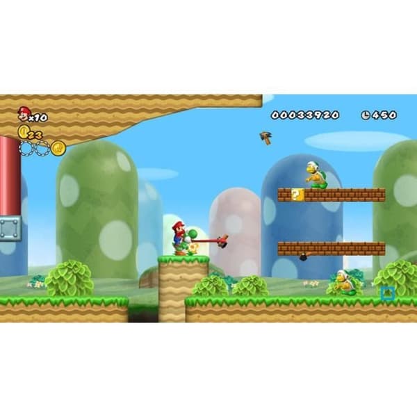 NYTT SUPER MARIO BROS / NINTENDO Wii KONSOLSPEL- USED
