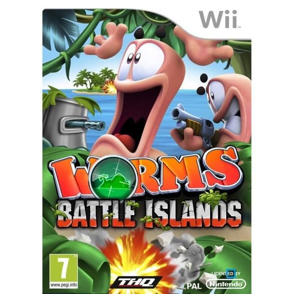 WORMS BATTLE ISLANDS / Wii-spel- REFURBISHED