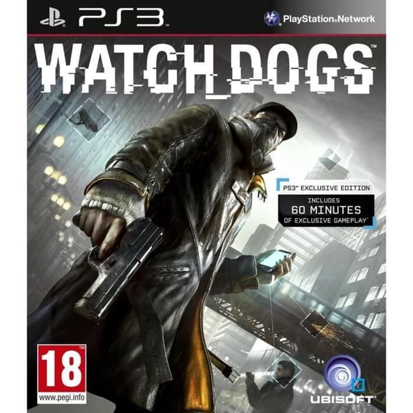 Watch Dogs PS3-spel- USED