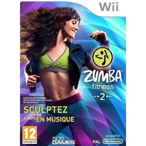 ZUMBA FITNESS 2 / Wii-konsolspel- USED
