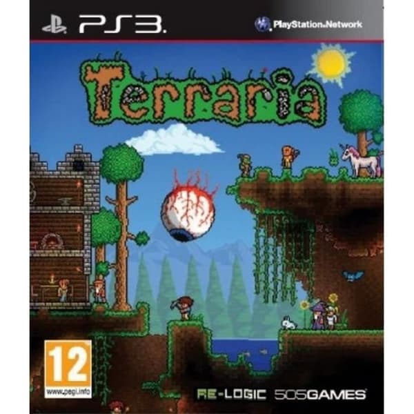 TV-spel - Terraria - PS3 - Äventyr - Utforskning - 12+- USED