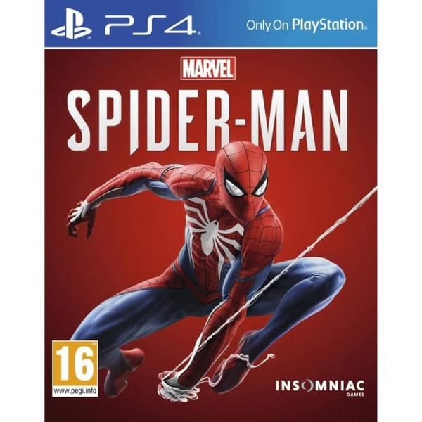 Marvel's Spider-Man PS4 + 1 gratis Skull-klistermärke- REFURBISHED