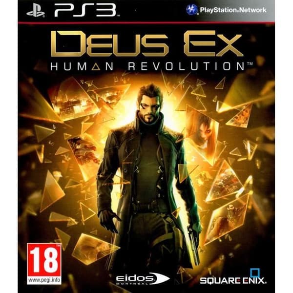 DEUS EX: HUMAN REVOLUTION / PS3-konsolspel- USED